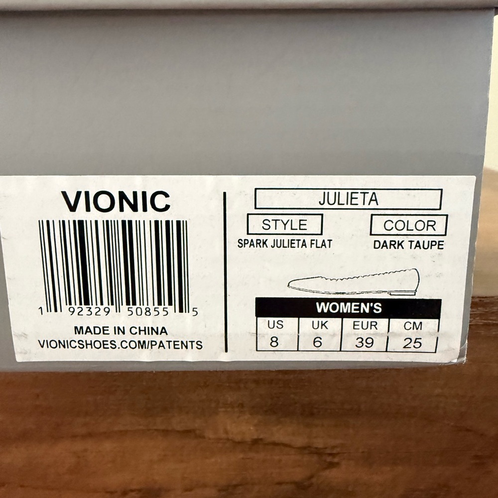 Vionic Women's Blush Scalloped Flats - Picture 3 of 4